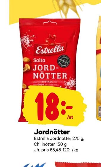 City Gross Jordnötter erbjuda