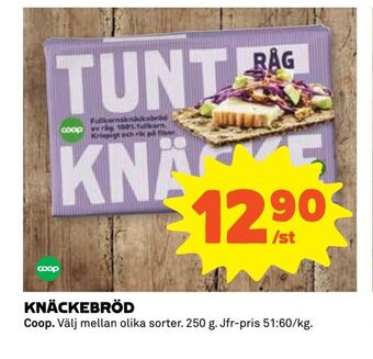 Coop Extra Knäckebröd erbjuda