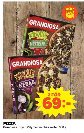 Coop Konsum Pizza erbjuda