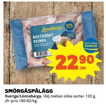 Coop Daglivs Smörgåspålägg erbjuda