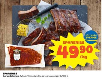 Coop Daglivs Spareribs erbjuda