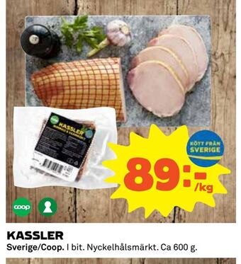 Coop Daglivs Kassler erbjuda