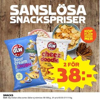 Coop Daglivs Snacks erbjuda