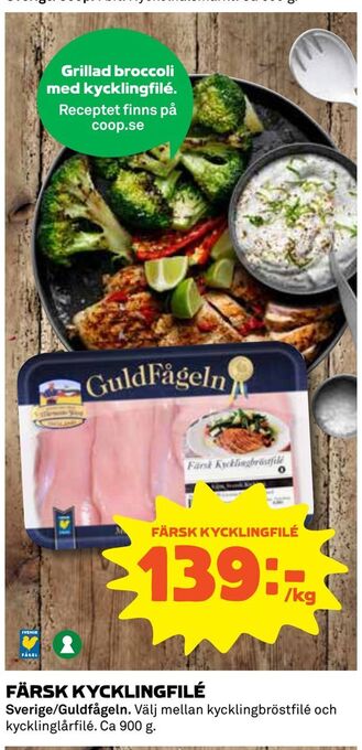 Coop Daglivs Färsk kycklingfilé erbjuda