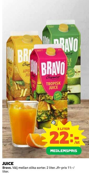 Coop Daglivs Juice erbjuda
