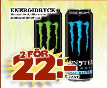 Din Mat Energidryck erbjuda