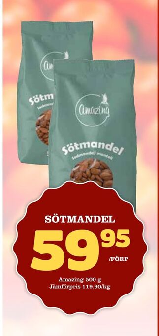 Din Mat Sötmandel erbjuda