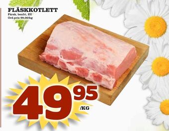 Din Mat Fläskkotlett erbjuda