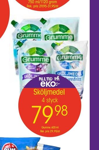 EKO Sköljmedel erbjuda