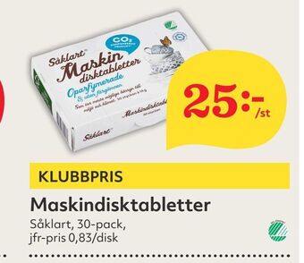 Hemköp Maskindisktabletter erbjuda