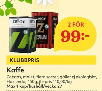 Hemköp Kaffe erbjuda