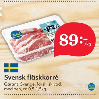 Hemköp Svensk fläskkarré erbjuda
