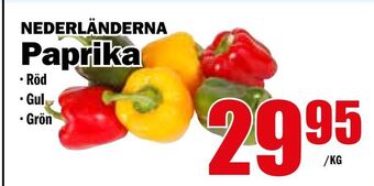 Matdax Paprika erbjuda