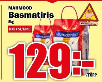 Matdax Basmatiris erbjuda