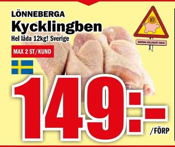 Matdax Kycklingben erbjuda