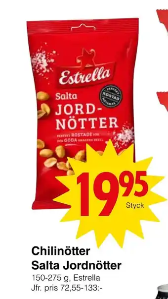 Chilinötter Salta Jordnötter