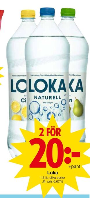 Matöppet Loka erbjuda