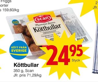 Matöppet Köttbullar erbjuda