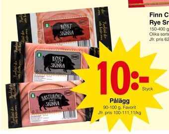 Matöppet Pålägg erbjuda