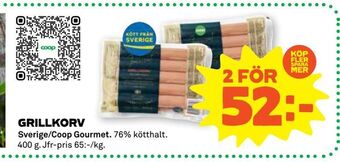 Stora Coop Grillkorv erbjuda