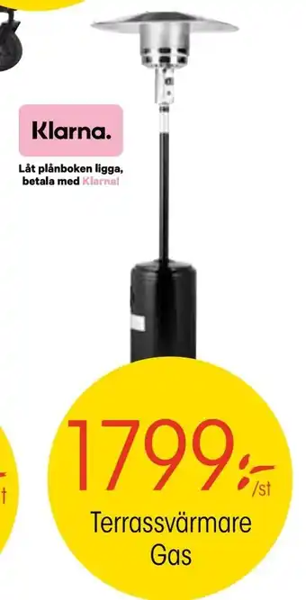 Terrassvärmare Gas
