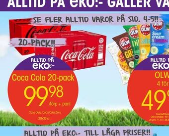 EKO Coca Cola 20-pack erbjuda