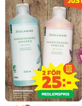 Stora Coop Handdiskmedel erbjuda