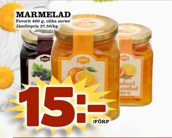 Nelins Marmelad erbjuda