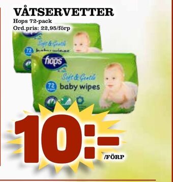Supergrossen Våtservetter erbjuda