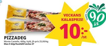 Tempo Pizzadeg erbjuda