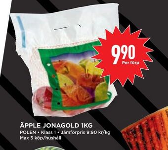 Willys Hemma Äpple jonagold 1kg erbjuda