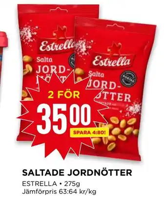 Willys Saltade jordnötter erbjuda