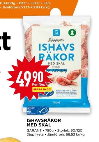 Willys Ishavsräkor med skal erbjuda