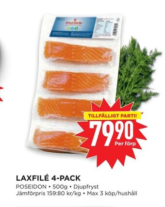 Willys Hemma Laxfilé 4-pack erbjuda