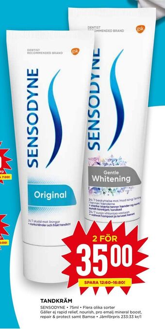 Willys Tandkräm erbjuda