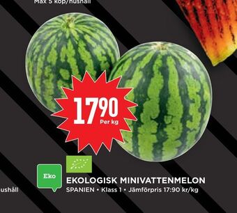 Willys Hemma Ekologisk minivattenmelon erbjuda