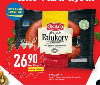 Willys Hemma Falukorv erbjuda