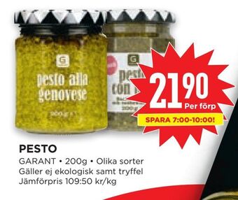 Willys Hemma Pesto erbjuda