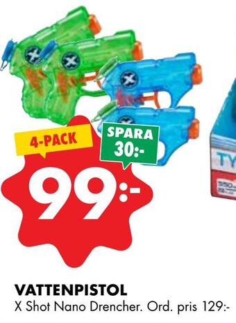 ÖoB Vattenpistol erbjuda
