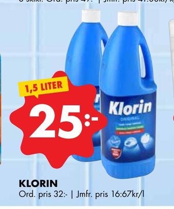 ÖoB Klorin erbjuda