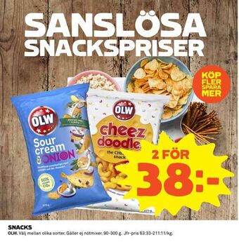 Coop Snacks erbjuda