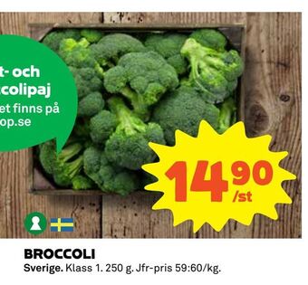 Coop Broccoli erbjuda