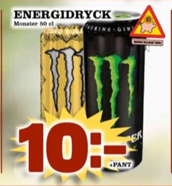Matdax Monster energidryck erbjuda