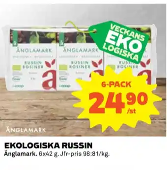 Coop Änglamark russin erbjuda