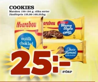 Matdax Marabou cookies erbjuda