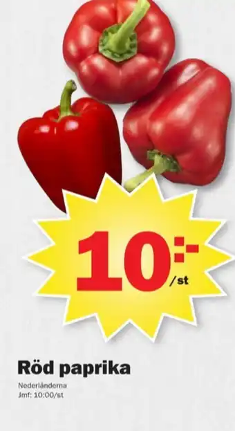 Ica i love eco paprika
