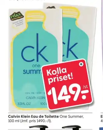 Rusta Calvin klein eau de toilette erbjuda