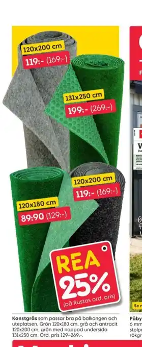 Rusta Bestway konstgräs erbjuda