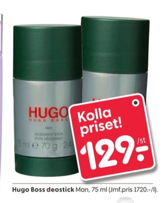 Rusta Boss deodorant erbjuda