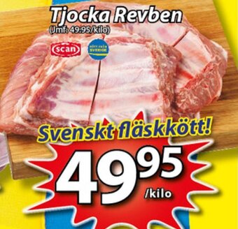 Extra Mjällby Stormarknad Tjocka revben erbjuda